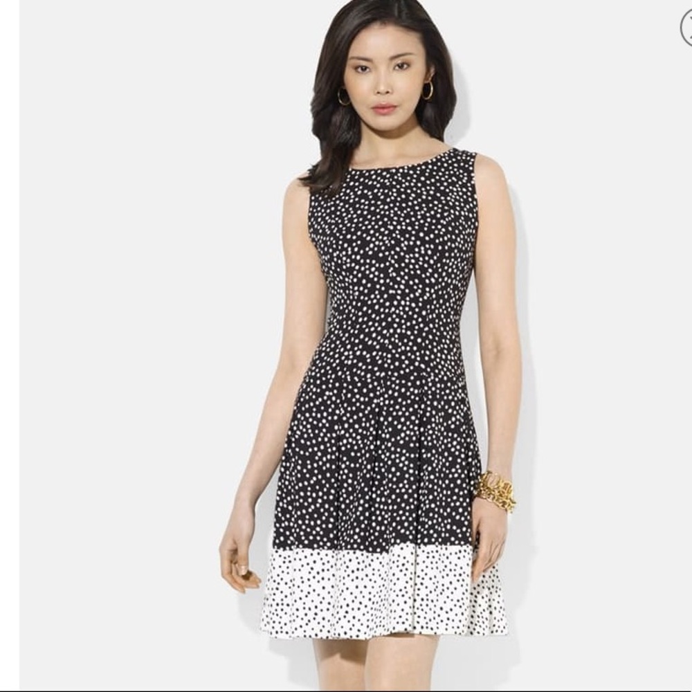 Lauren Ralph Lauren Polka Dot Dress